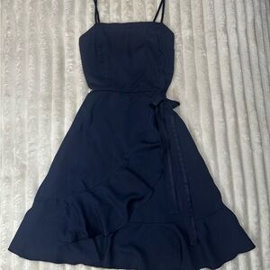Altar'd State Midnight Blue Mini Dress